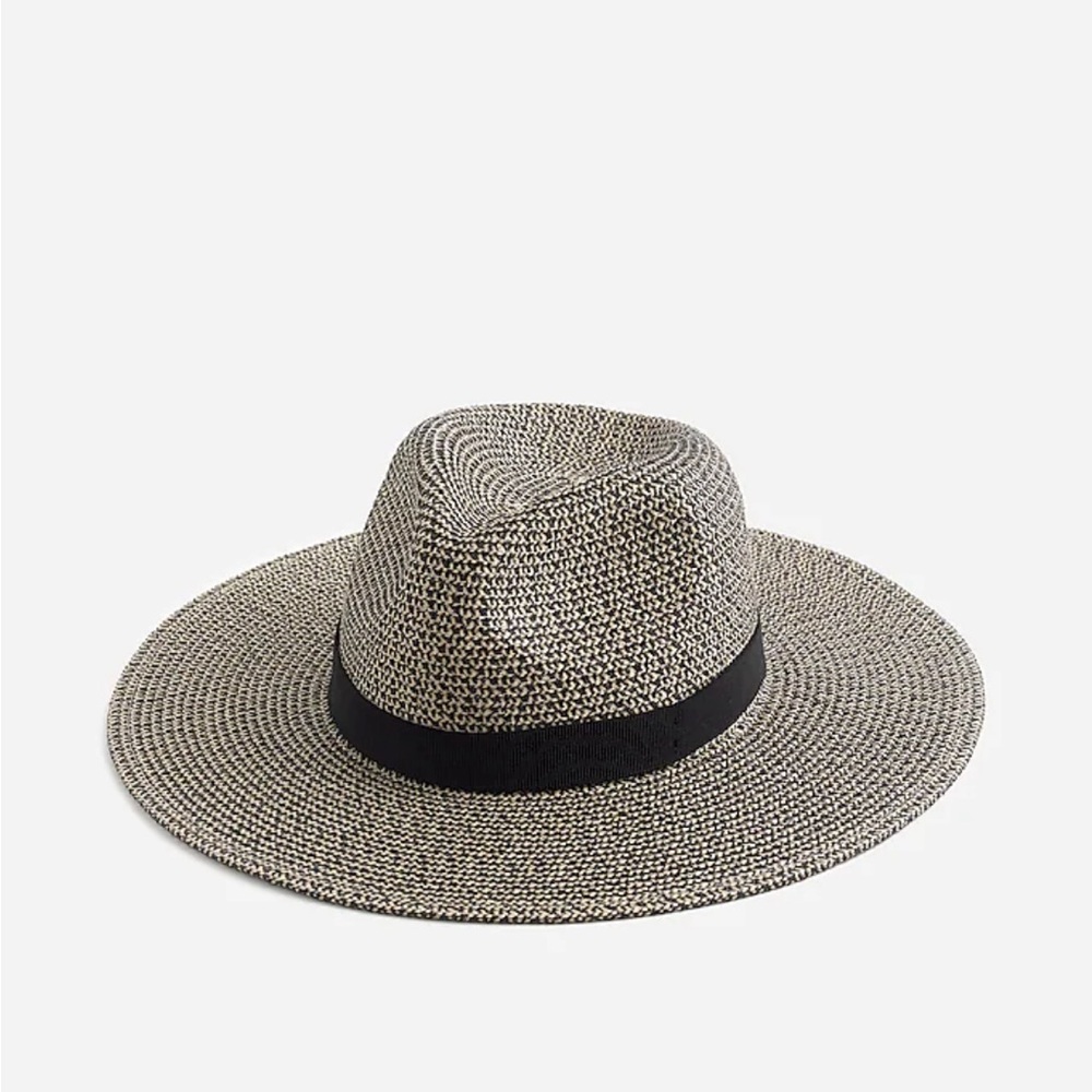 J. Crew Marled wide brim packable hat